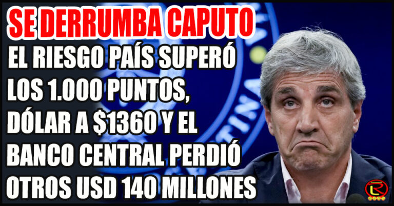 El FMI pidió desplazar a Caputo de las negociaciones