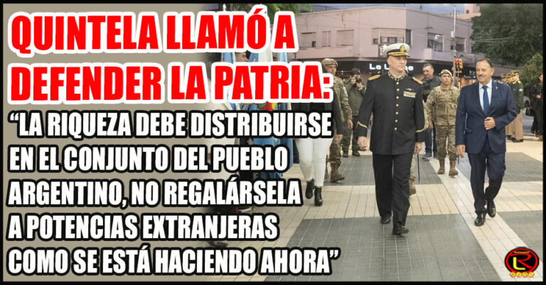 En la celebración por el 25 de Mayo el Gobernador apuntó contra el Gobierno Nacional