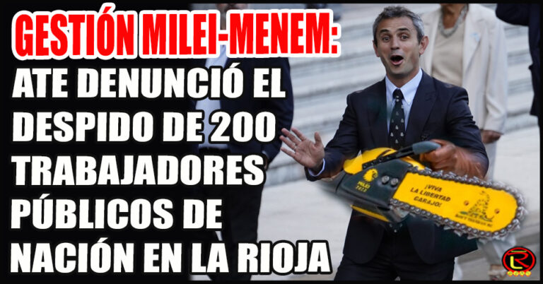 Representa un achicamiento del 40 por ciento de los empleados estatales nacionales en La Rioja
