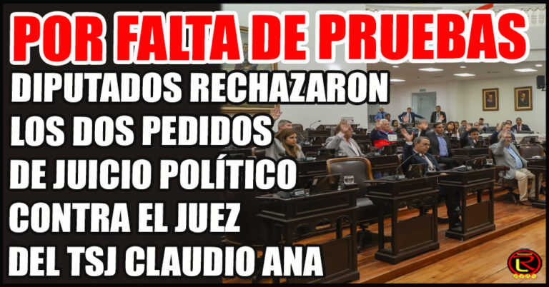 “No existe intervención judicial directa por parte del Dr. Ana que justifique un mal desempeño»