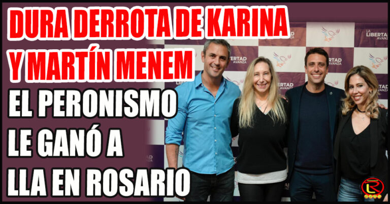 El peronista Monteverde derrotó a los libertarios y ganó las elecciones en Rosario después de 50 años