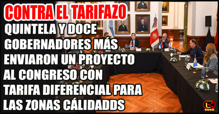 La Rioja acompañó el pedido al Congreso sobre el proyecto de tarifa diferencial para zonas cálidas