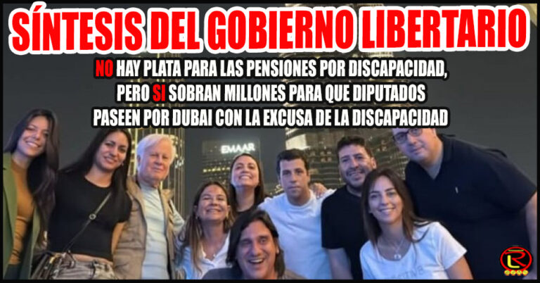 Les sacan las pensiones, los tratan de ‘idiotas’ e ‘imbéciles’ pero los aprovechan para pasear por Dubai