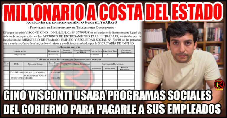 ¿Empresario exitoso o vividor del Estado?