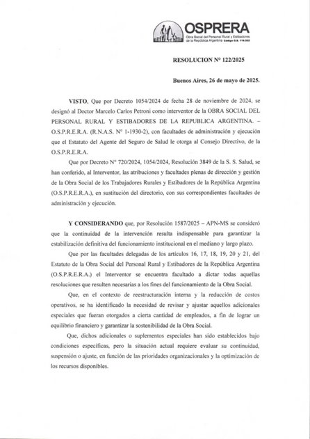 ¿Represalia? Tras la filtración de los negocios de Martín Menem en OSPRERA, el interventor le recortó el sueldo a los 400 empleados de la obra social ¿Represalia? Tras la filtración de los negocios de Martín Menem en OSPRERA, el interventor le recortó el sueldo a los 400 empleados de la obra social