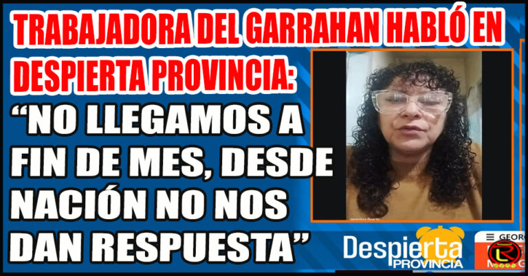 “Hoy necesitamos que la gente nos abrace como tantas veces nosotros abrazamos a las familias que vienen de cada rincón del país”