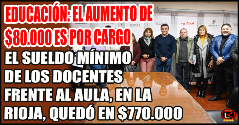 El ministro Ariel Martínez destacó que representa un aumento directo al bolsillo del 15 por ciento