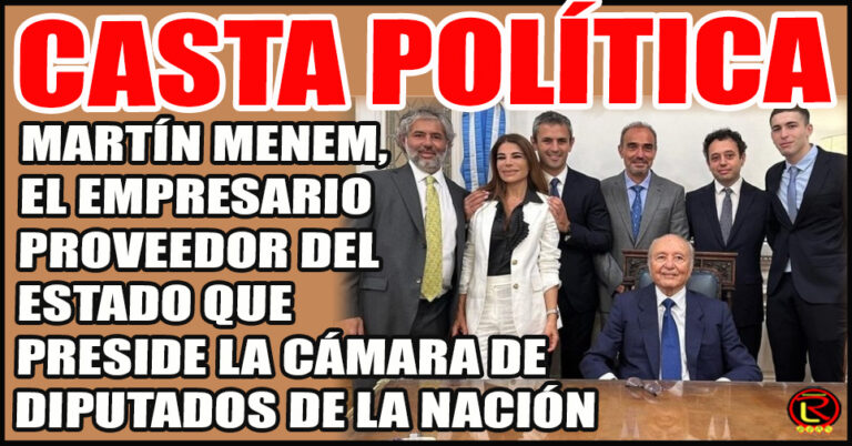 Con una de sus empresas, Martín le facturó al Estado más de $6.000 millones desde 2017