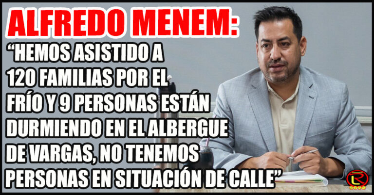 «Asistimos a las familias que los necesitan con frazadas, estufas, y demás instrumentos para combatir el frío»