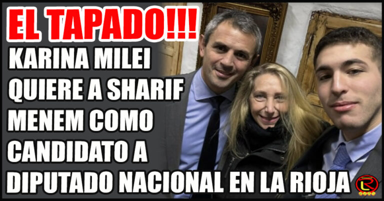 Casta recargada: Menem y Menem quieren poner a Menem como candidato a Diputado Nacional