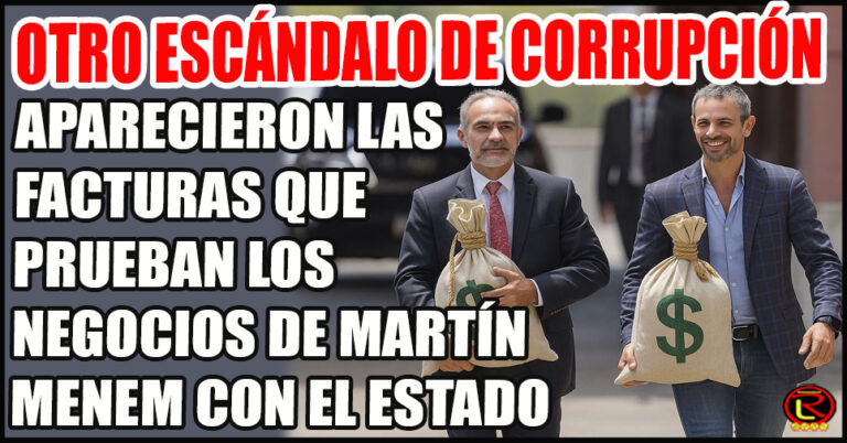 Facturas truchas: compararon a Martín Menem con Amado Boudou