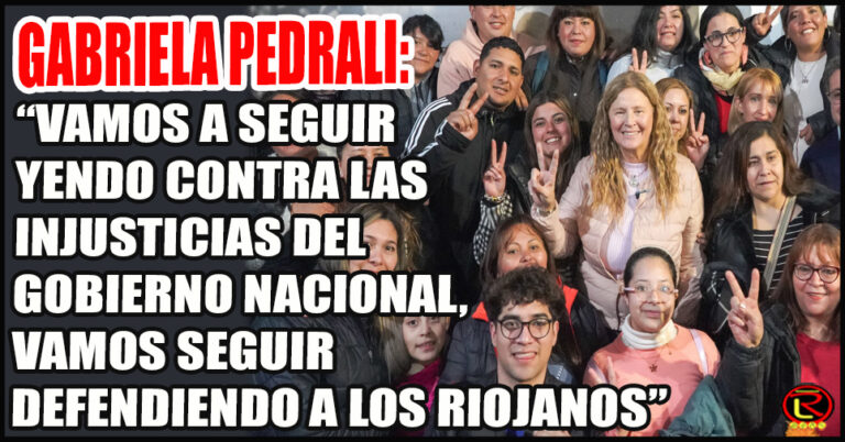 Primera entrevista de Pedrali como candidata a Diputada Nacional