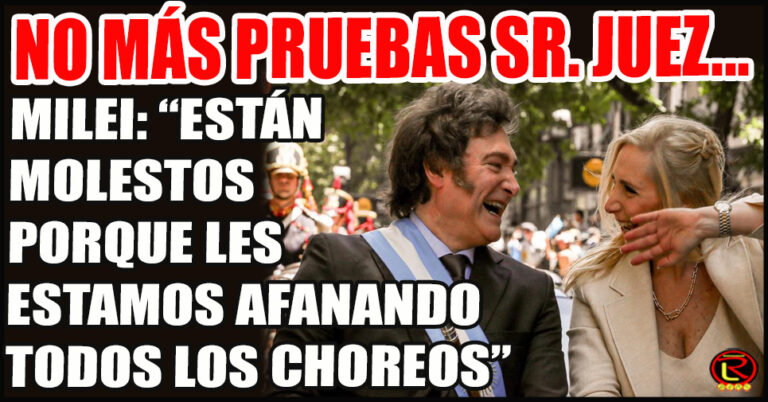 Tremenda frase auto inciminatoria del Presidente: no se corrigió