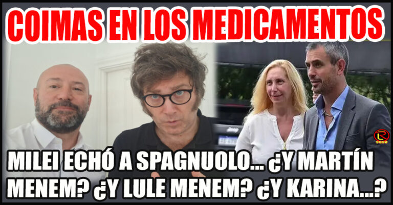 Martín Menem Implicado en un megaescándalo por coimas de hasta 800 mil dólares en la compra de medicamentos