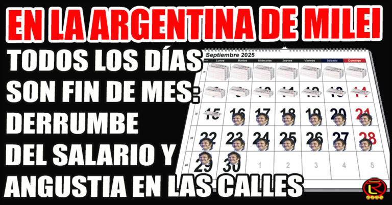 Argentina, donde queda mucho mes al final del sueldo