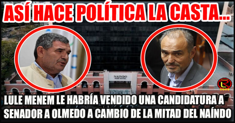 Los negocios de Lule Menem con Olmedo en La Rioja, detrás de su candidatura en Salta