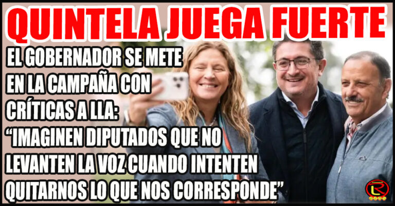 «En La Rioja no imaginamos eso, porque sabemos lo que necesitamos: mujeres y hombres firmes, con compromiso real y convicciones claras»