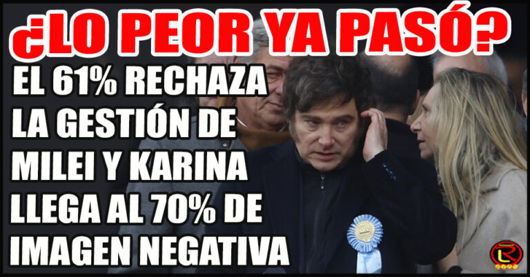 Resultados lapidarios para el Gobierno del último sondeo de Zubán Córdoba