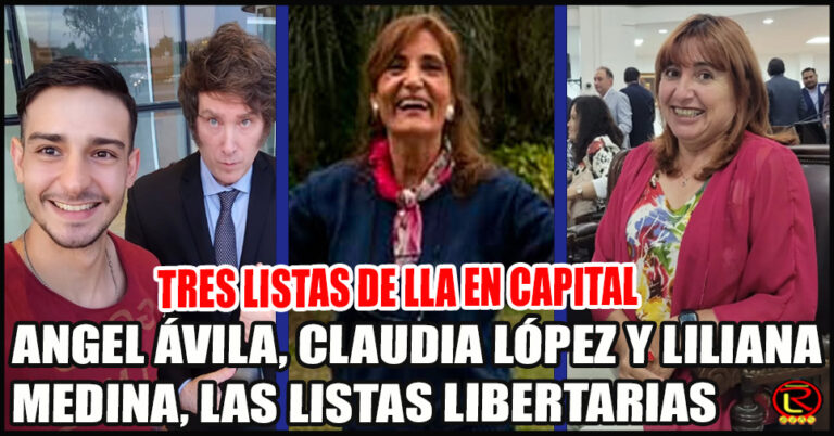 División libertaria: el Partido Liberal, el menemismo y Las Fuerzas del Cielo presentaron sus listas en Capital