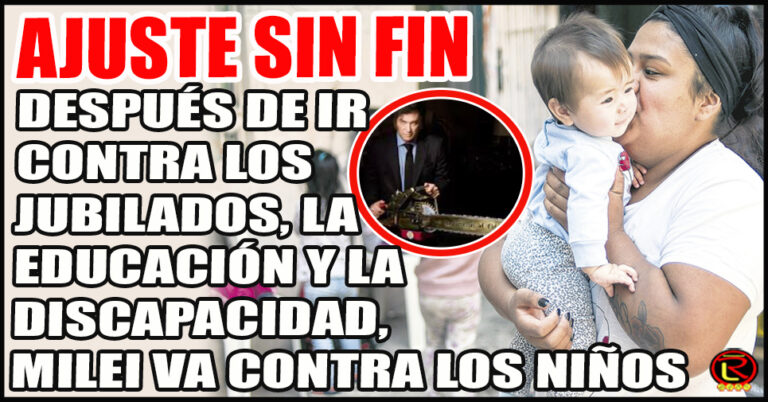 En el Presupuesto 2026 Milei proyecta un ajuste en la AUH y las asignaciones familiares