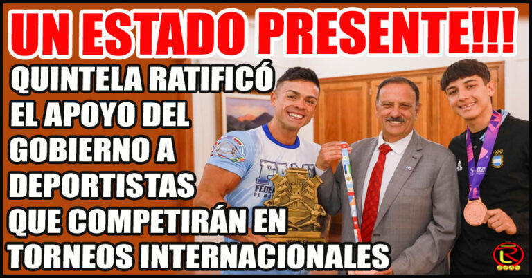 El acompañamiento del Estado es vital para los deportistas riojanos