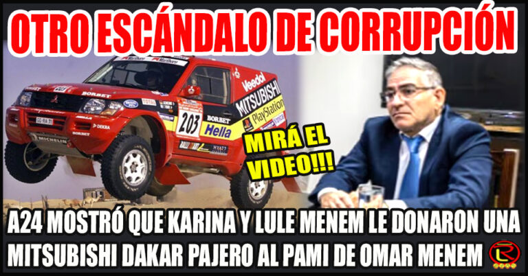 ¿La usan para trasladar afiliados o la tiene Omar Menem para uso personal?