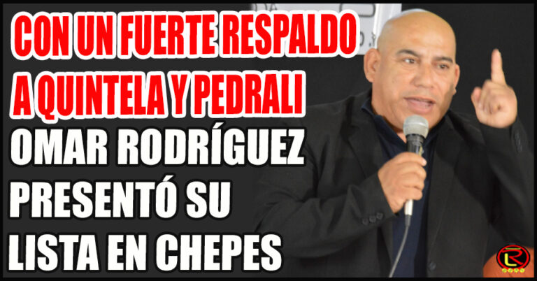 «Quien me quiera seguir y me quiera votar no tenga miedo, porque acá hay un camino que se está abriendo»