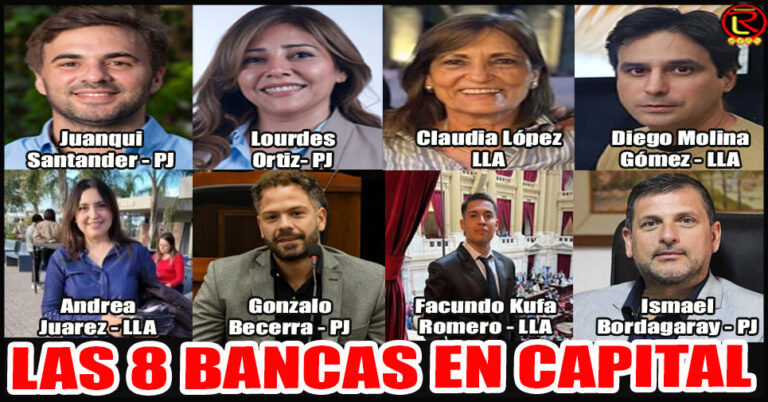 El Peronismo retuvo las 4 bancas y LLA les arrebató las bancas a la UCR y el Bosettismo