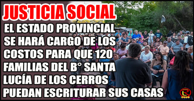 “Para la gente es importante tener la escritura, es como el documento de identidad de la tierra»