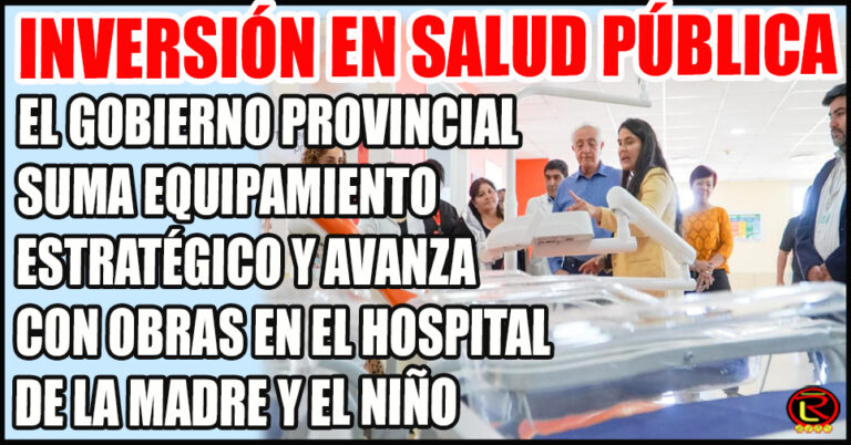 «La Provincia invierte permanentemente para suplir lo que ya no llega desde la Nación»