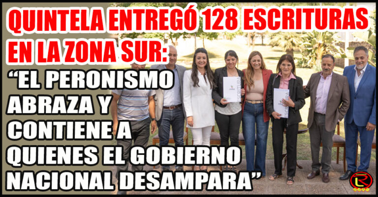 “Hoy son propietarios, son sujetos de derecho, a partir de tener esta escritura»