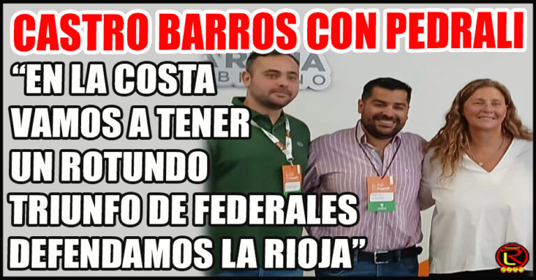 De la Vega y Peñaloza ratificaron su total apoyo a Pedrali y Herrera