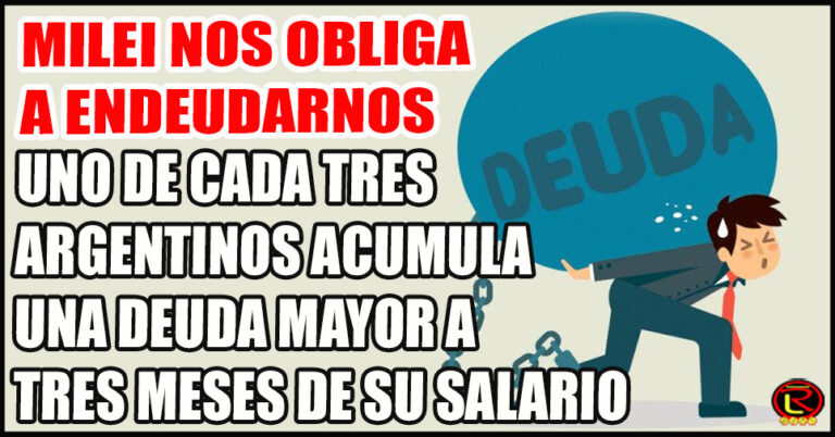 Más de la mitad de las familias destina entre el 40 y 60 por ciento al pago de deudas