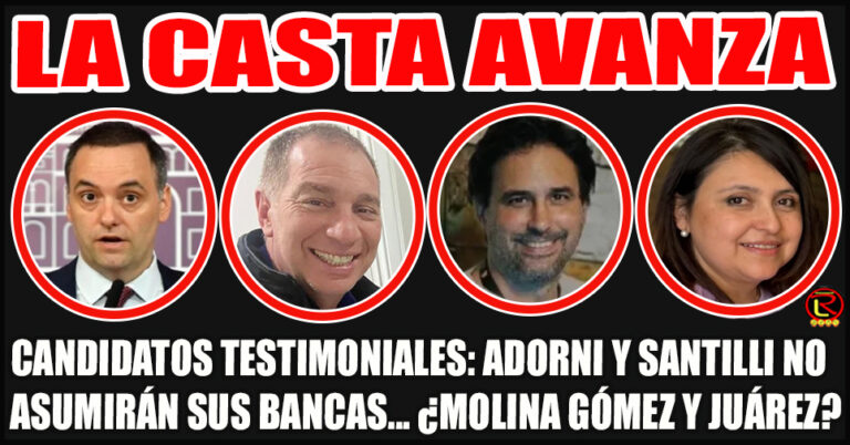 Molina Gómez y Juárez deberán sacrificar cargos de mayor jerarquía para asumir en la Legislatura