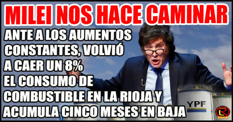 El consumo de naftas y gasoil registró una marcada caída en la provincia durante septiembre