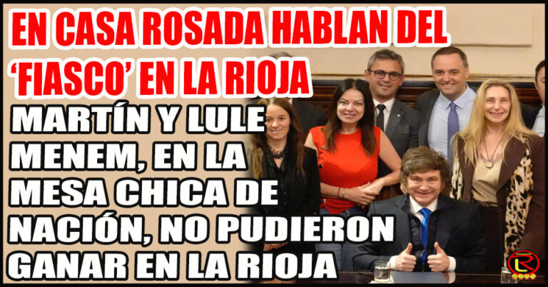 Con poder y un ‘cheque en blanco’ de la Caja de Nación, Martín Menem no pudo con Quintela