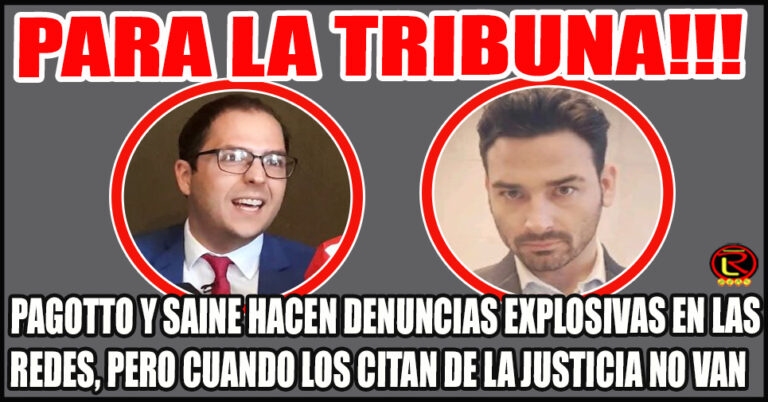 Saine debía presentarse esta mañana para respaldar su denuncia por el pedido de coima de 80.000 dólares y se ausentó