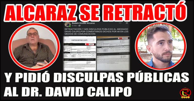 El empresario chileciteño se retractó públicamente