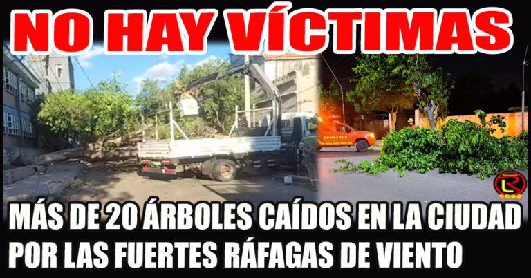 «Hubo ráfagas de viento de 50 y 60 kilómetros por hora»