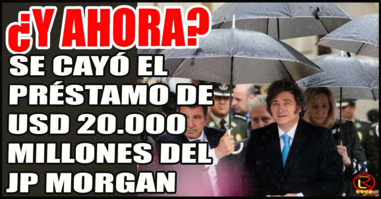 Desesperación en el Gobierno: la noticia fue confirmada por el Wall Street Journal