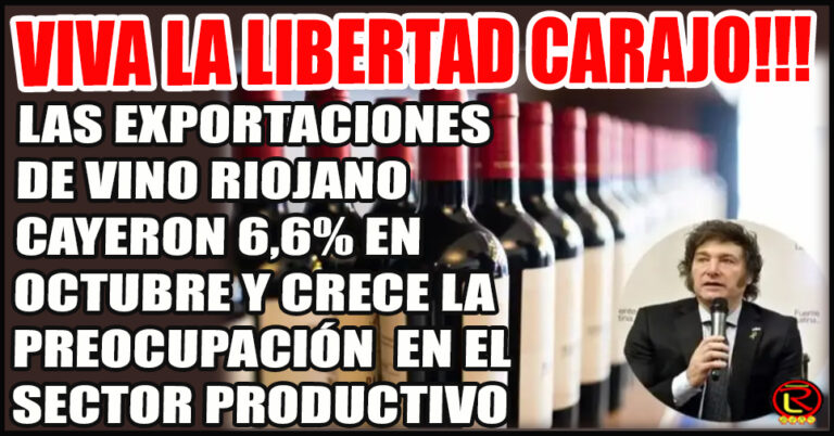 Cifras oficiales del informe mensual del Instituto Nacional de Vitivinicultura