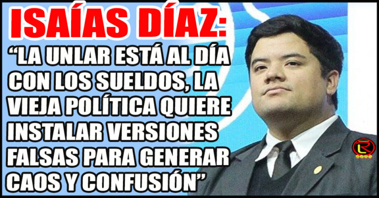El Secretario de Relaciones Institucionales de la UNLAR llevó tranquilidad a Docentes y Nodocentes