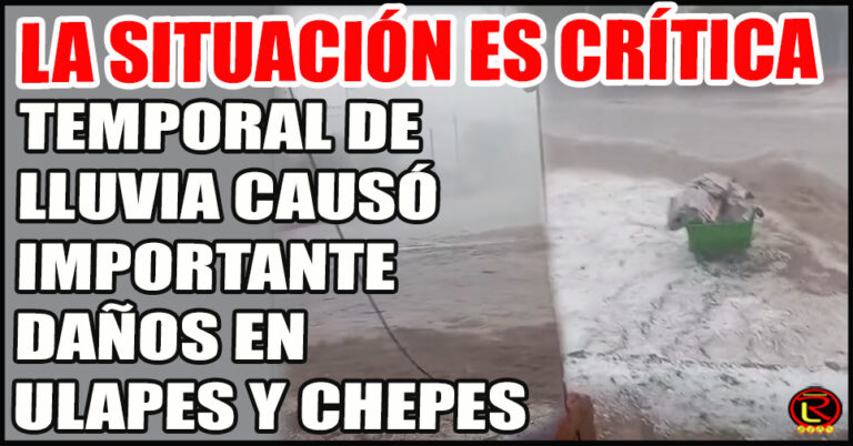 Llovieron 110 milímetros y hay múltiples viviendas inundadas