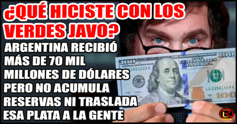 «Toman deuda, ajustan, ¿dónde está toda esa plata?»
