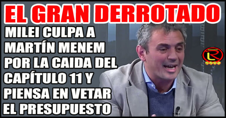 El riojano no supo negociar con los Diputados de los Gobernadores aliados a Milei