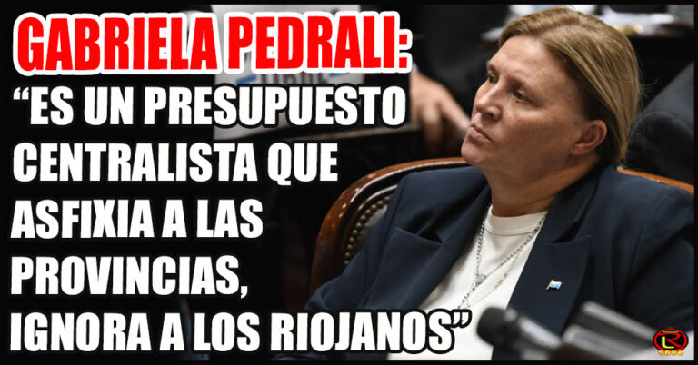 «Insistimos dos veces en plena sesión para que se incorporen los fondos para La Rioja, pero Menem los negó»