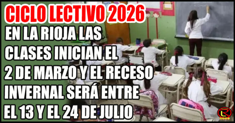 El Calendario supera el dictado de 190 días de clase como dicta la Ley Nacional