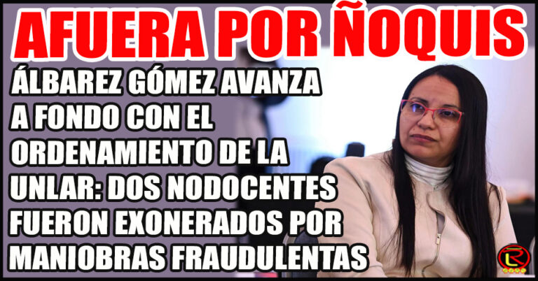 Sergio Páez y Carlos Nicolás Rivero fueron exonerados de la UNLaR