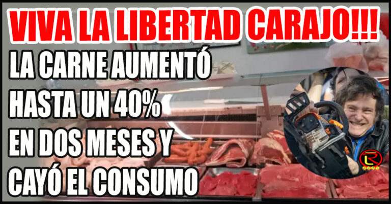 El asado se convirtió en una utopía para la clase media