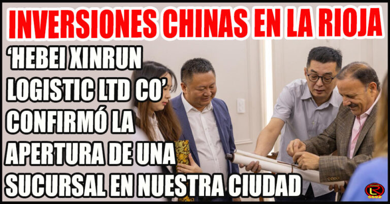 Empresa china se instala en la ciudad de La Rioja con miras a inversiones, comercialización y cooperación